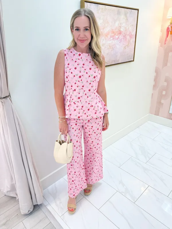 Southern Bloom Wide Leg Pant made by entro
