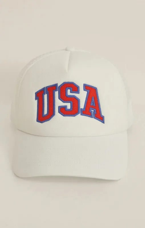 ZS Patriotic Trucker Hat made by Z Supply