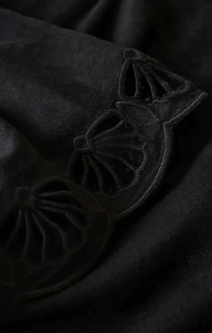ZS Charlene Embroidered Linen Mini Skirt sold by Mimosa product image thumbnail 2