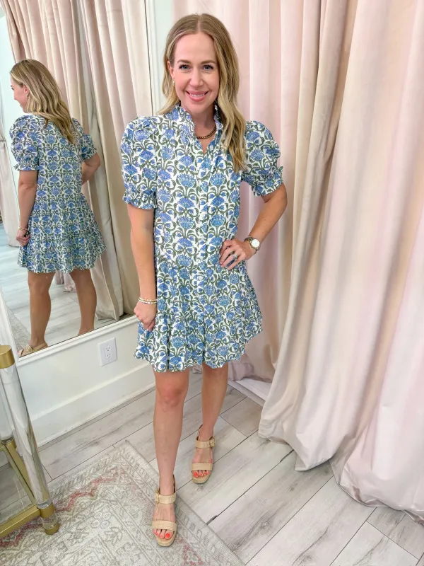 Victorian Vines Mini Dress made by TCEC