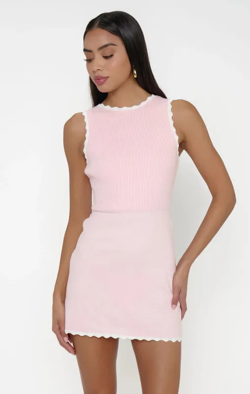 Cora Mini Dress Taffy Pink Knit made by Show Me Your MuMu