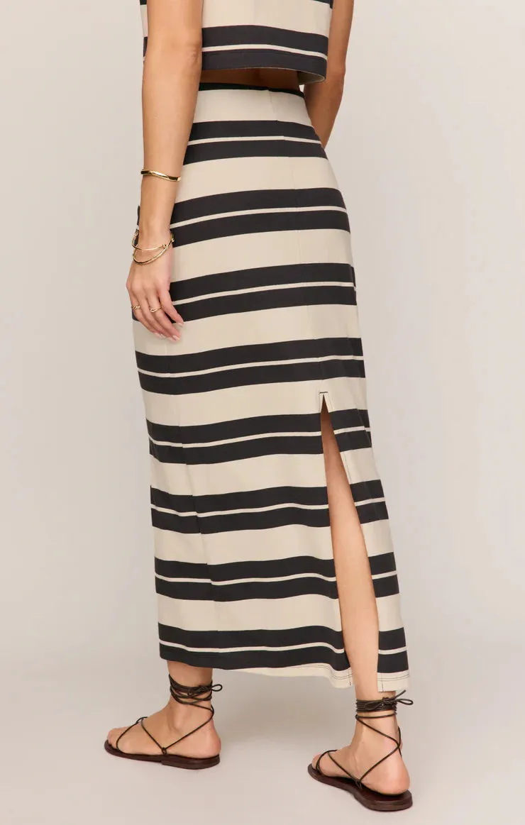 ZS Gail Striped Jersey Midi Skirt sold by Mimosa product image thumbnail 2