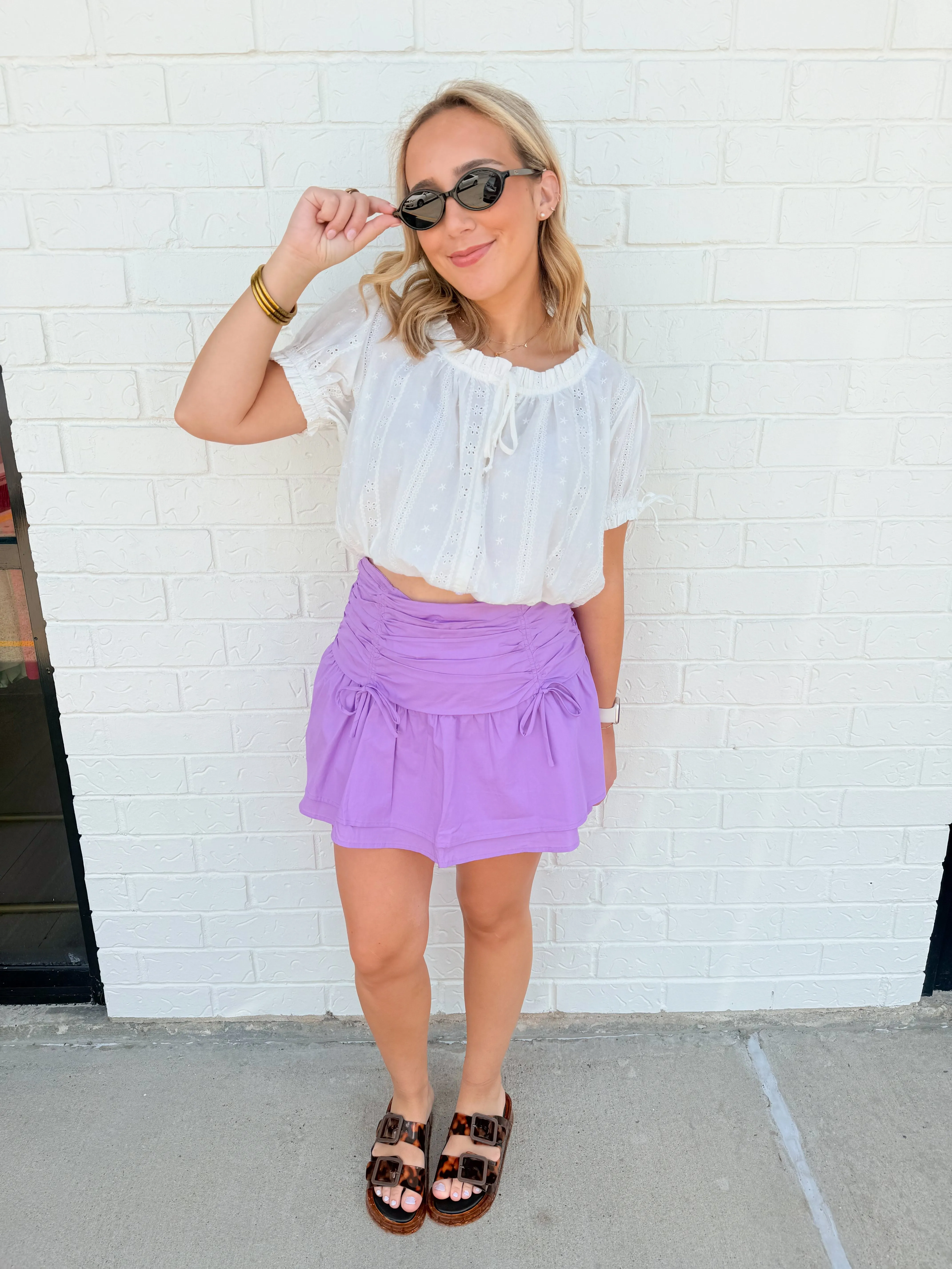 Ashely Tie Skort sold by Mimosa product image thumbnail 2