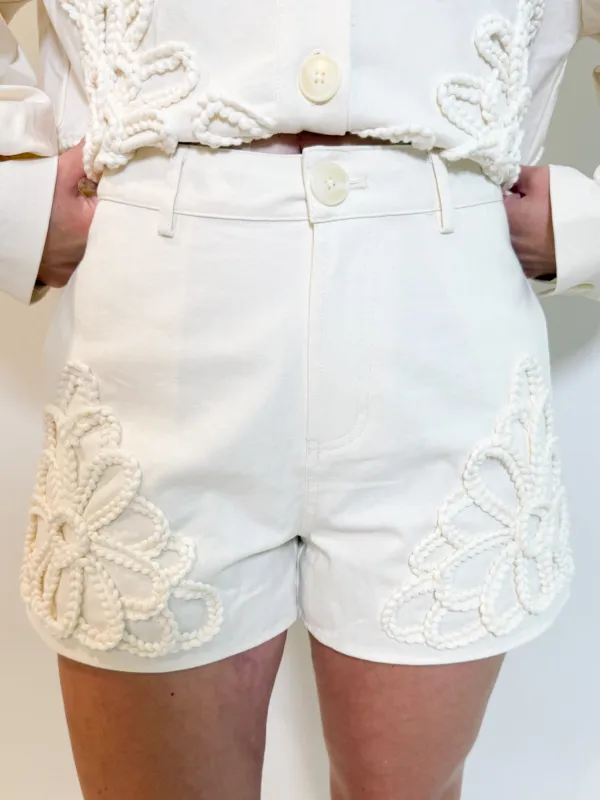 Coastal Blossom Shorts made by mioumuse