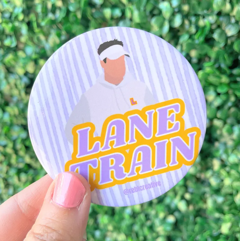 Lane Train - Game Day Button 3” made by Mimosa