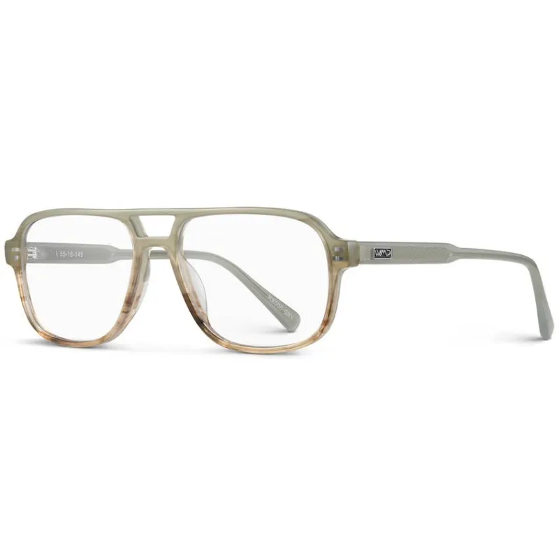 Campbell - Aviator Frame Blue Light Blocking Glasses made by Mimosa