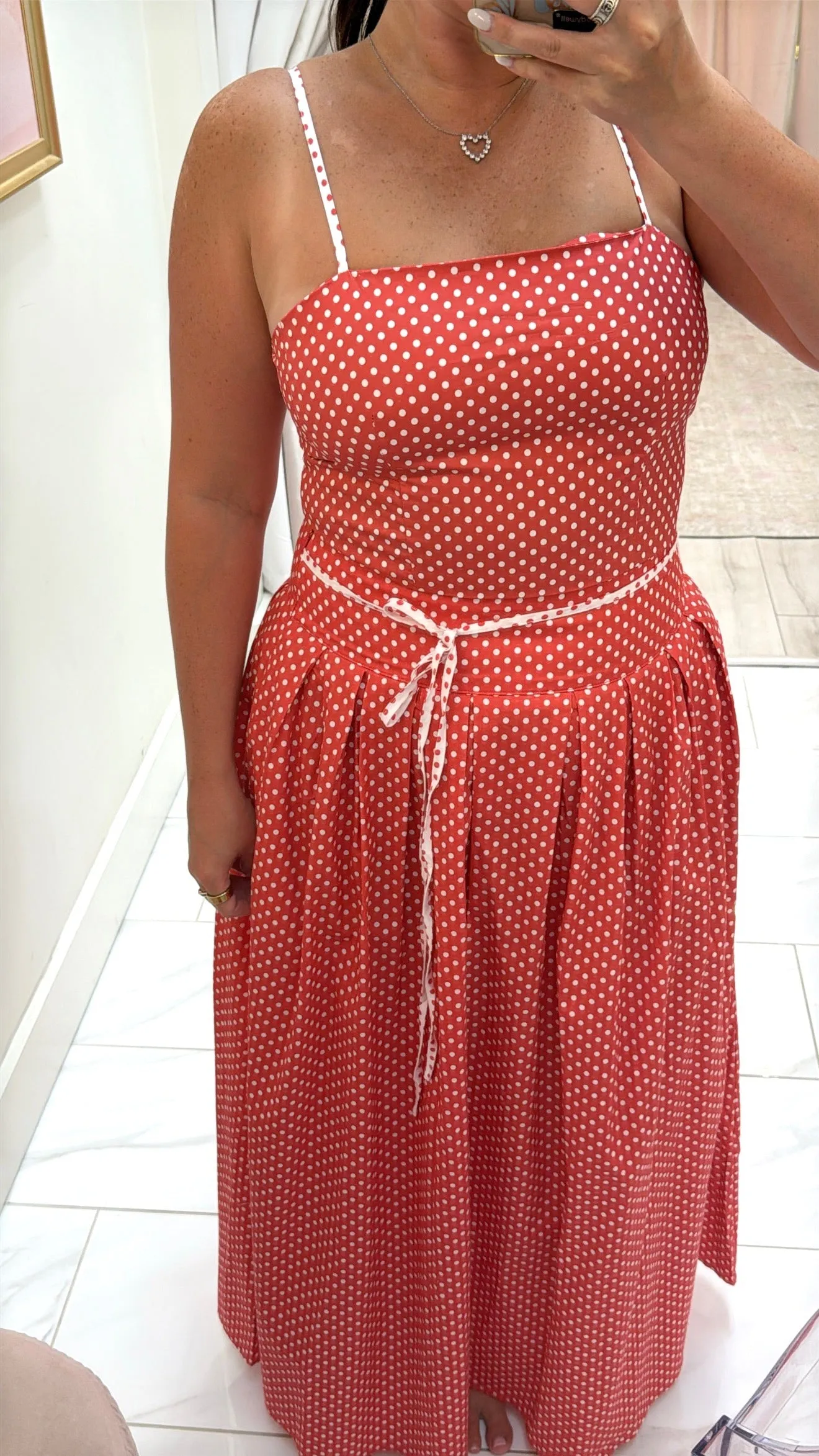 Peyton Polka Dot Maxi Skirt sold by Mimosa product image thumbnail 3
