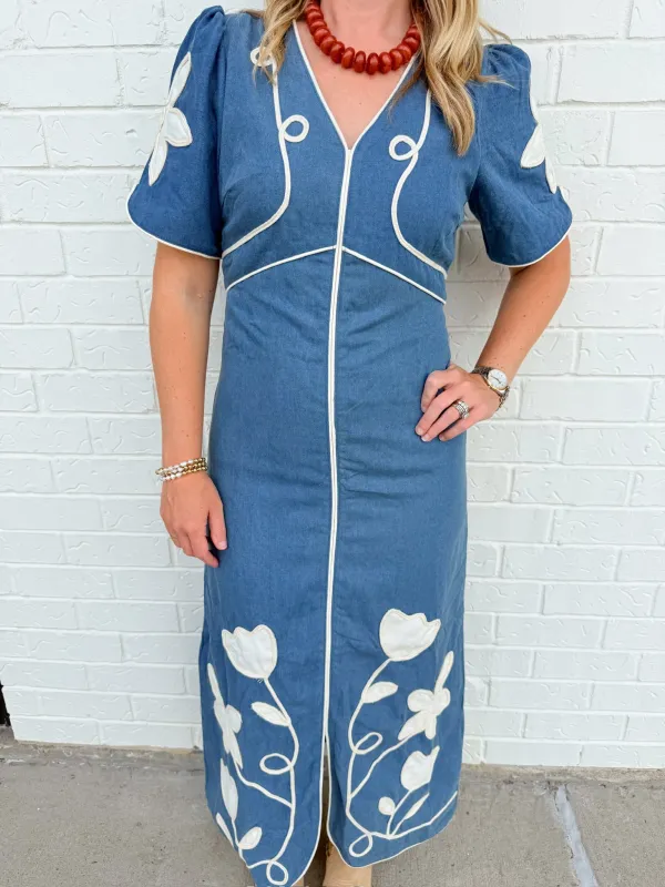 Meadow Muse Maxi Dress made by TCEC