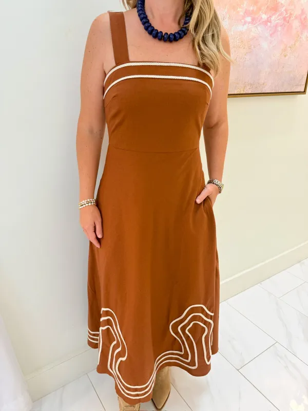 Take Me To Roundtop Maxi Dress made by entro