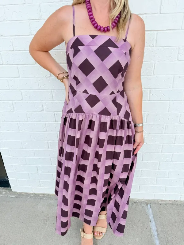 Fall Basketweave Maxi Dress made by entro