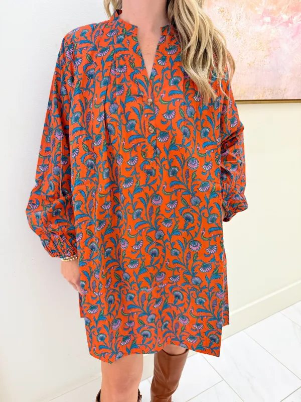 Wildflower Tango Lily Dress made by Sunshine Tienda