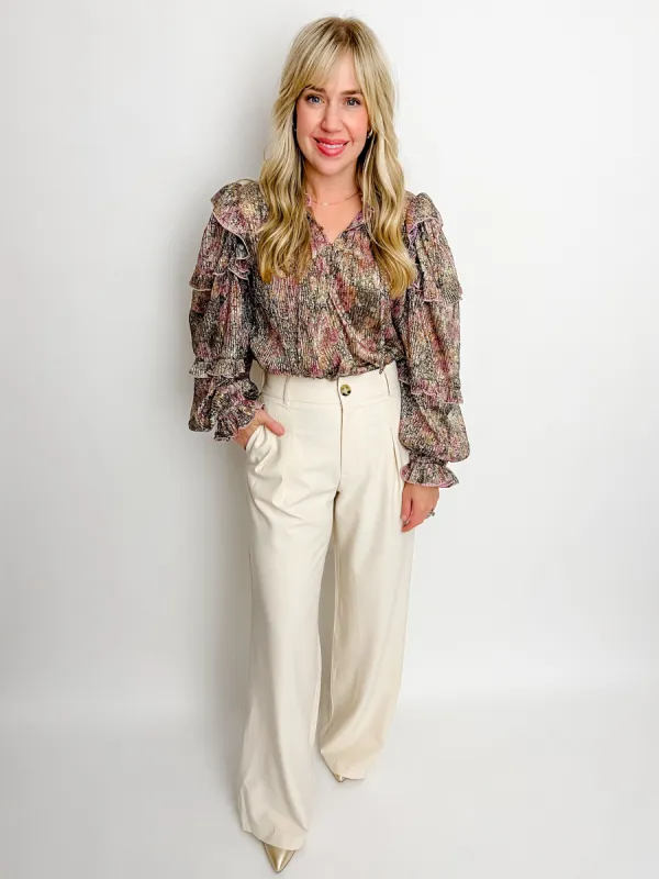 Espresso Wide Leg Trouser sold by Mimosa