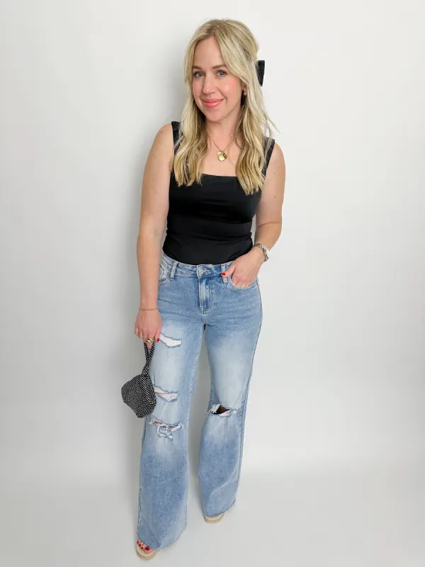 Vices Square Neck Bodysuit sold by Mimosa