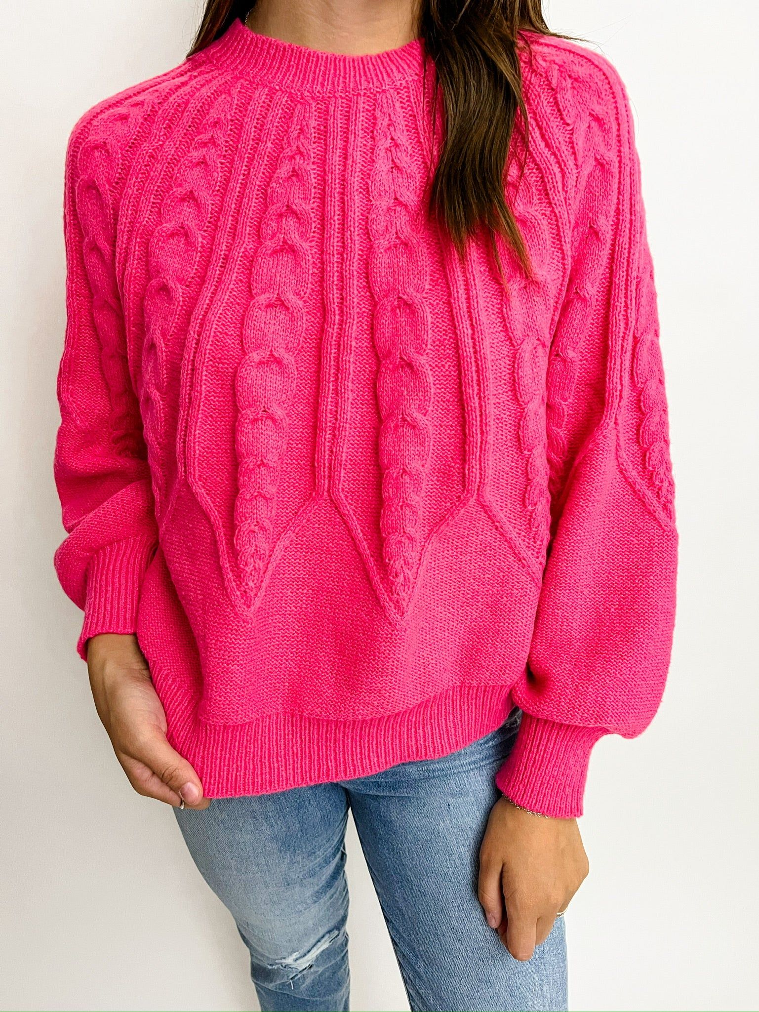 Calla Cozy Cable Sweater sold by Mimosa product image thumbnail 3