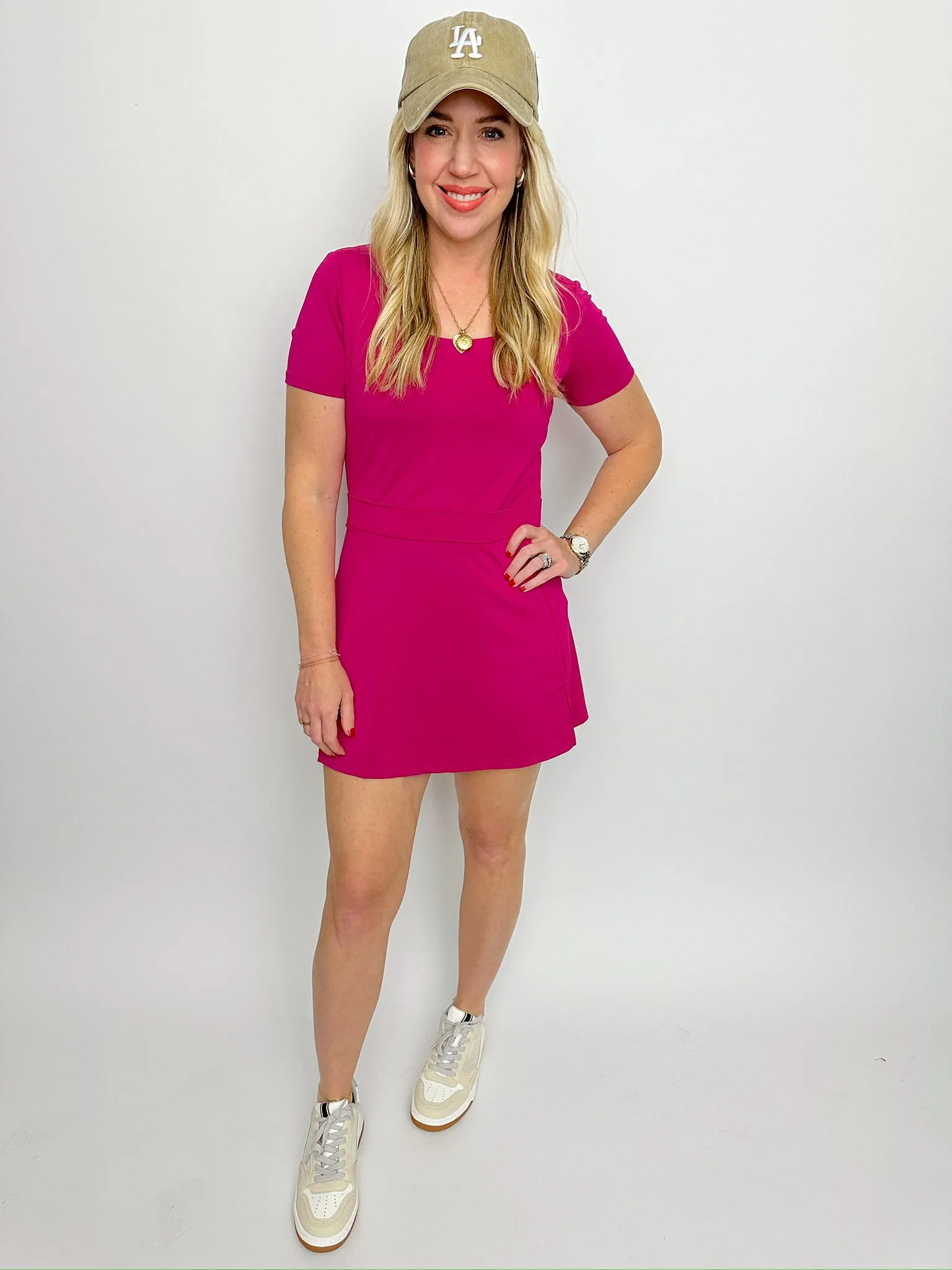 Elite Short Sleeve Tennis Dress sold by Mimosa product image thumbnail 4