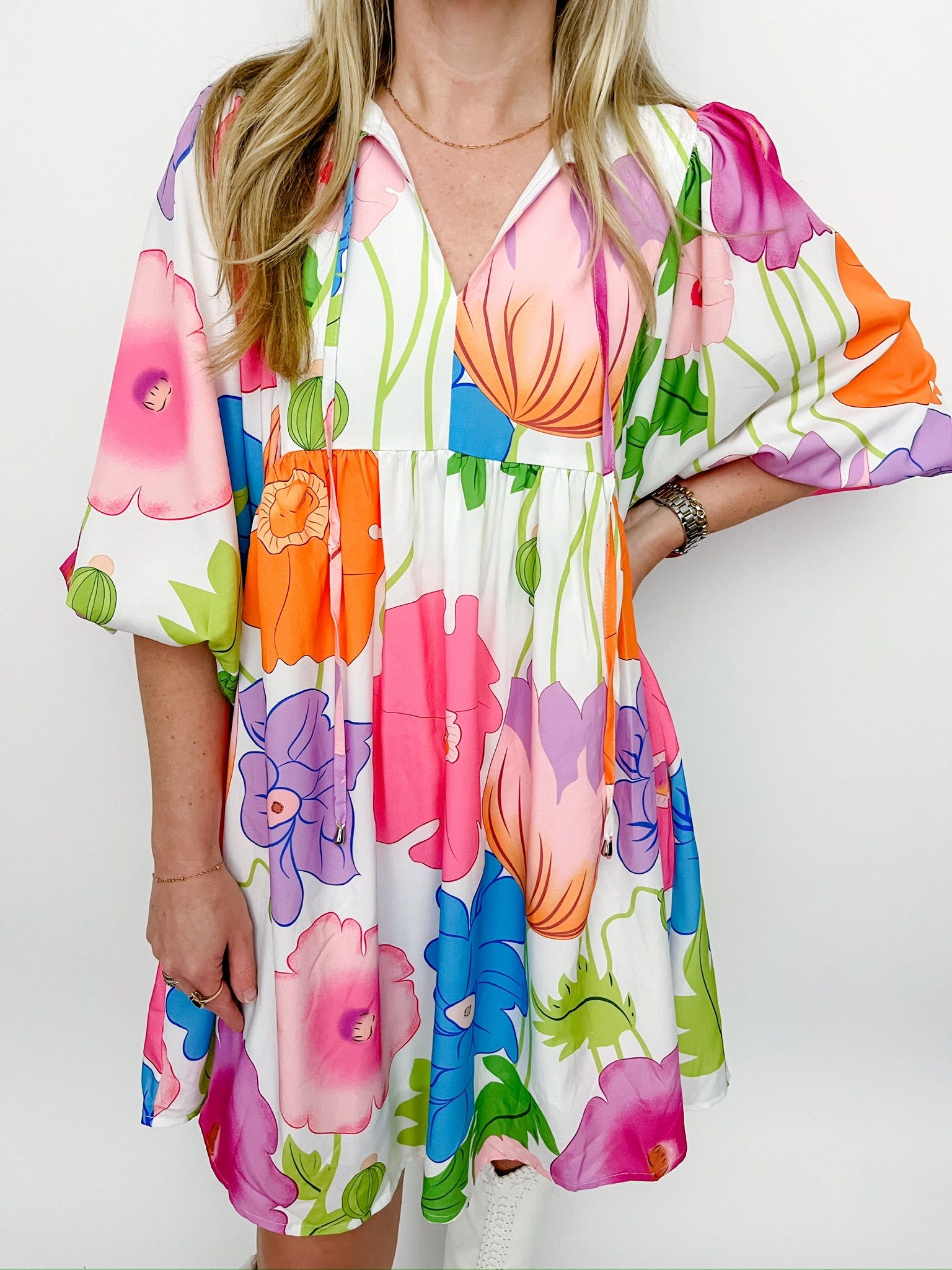 Dandy Floral Mini Dress sold by Mimosa product image thumbnail 2