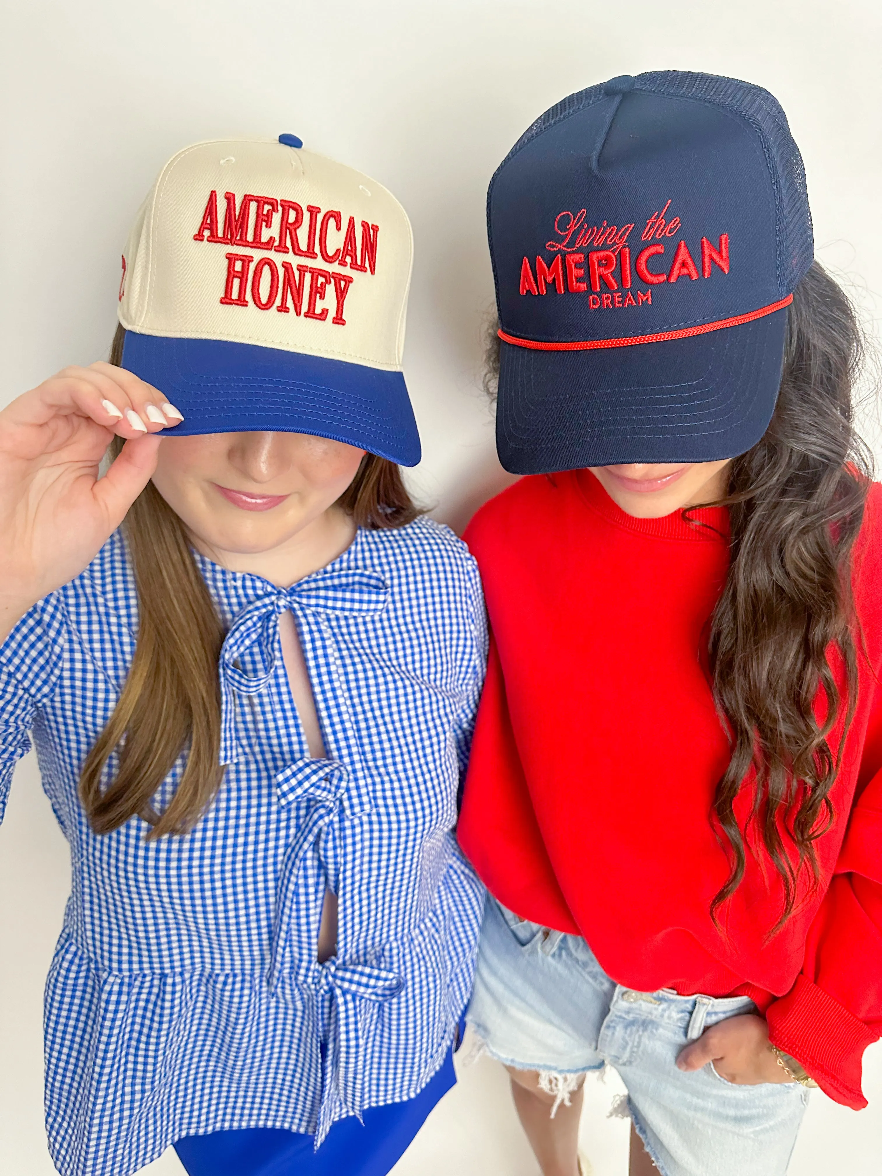 Living The American Dream Trucker Hat sold by Mimosa product image thumbnail 4