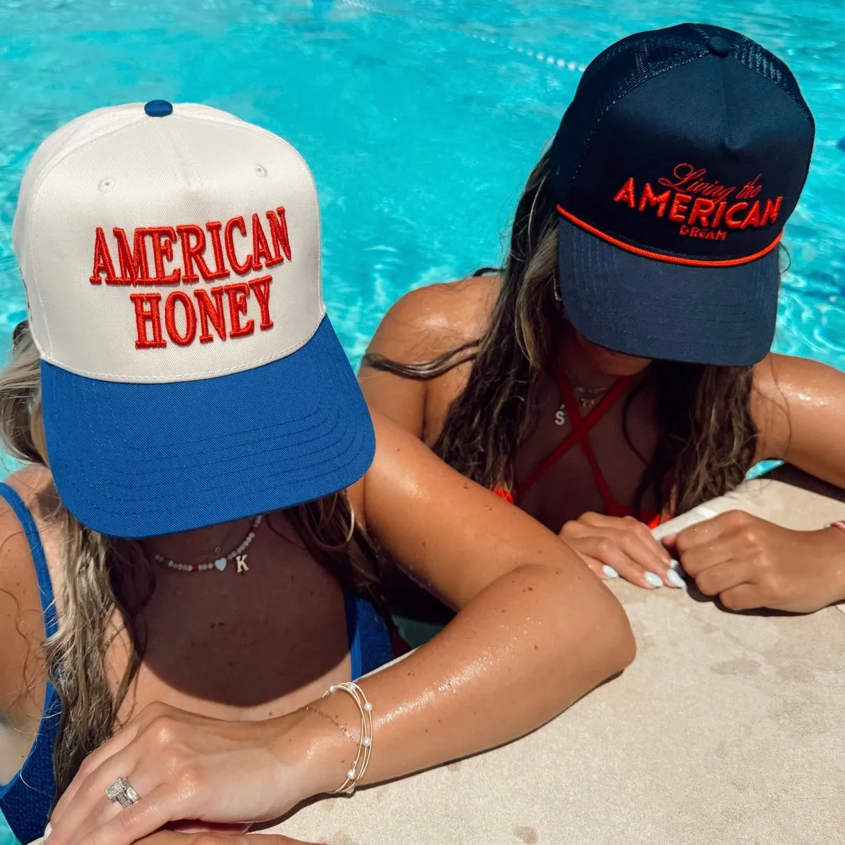 Living The American Dream Trucker Hat sold by Mimosa product image thumbnail 3