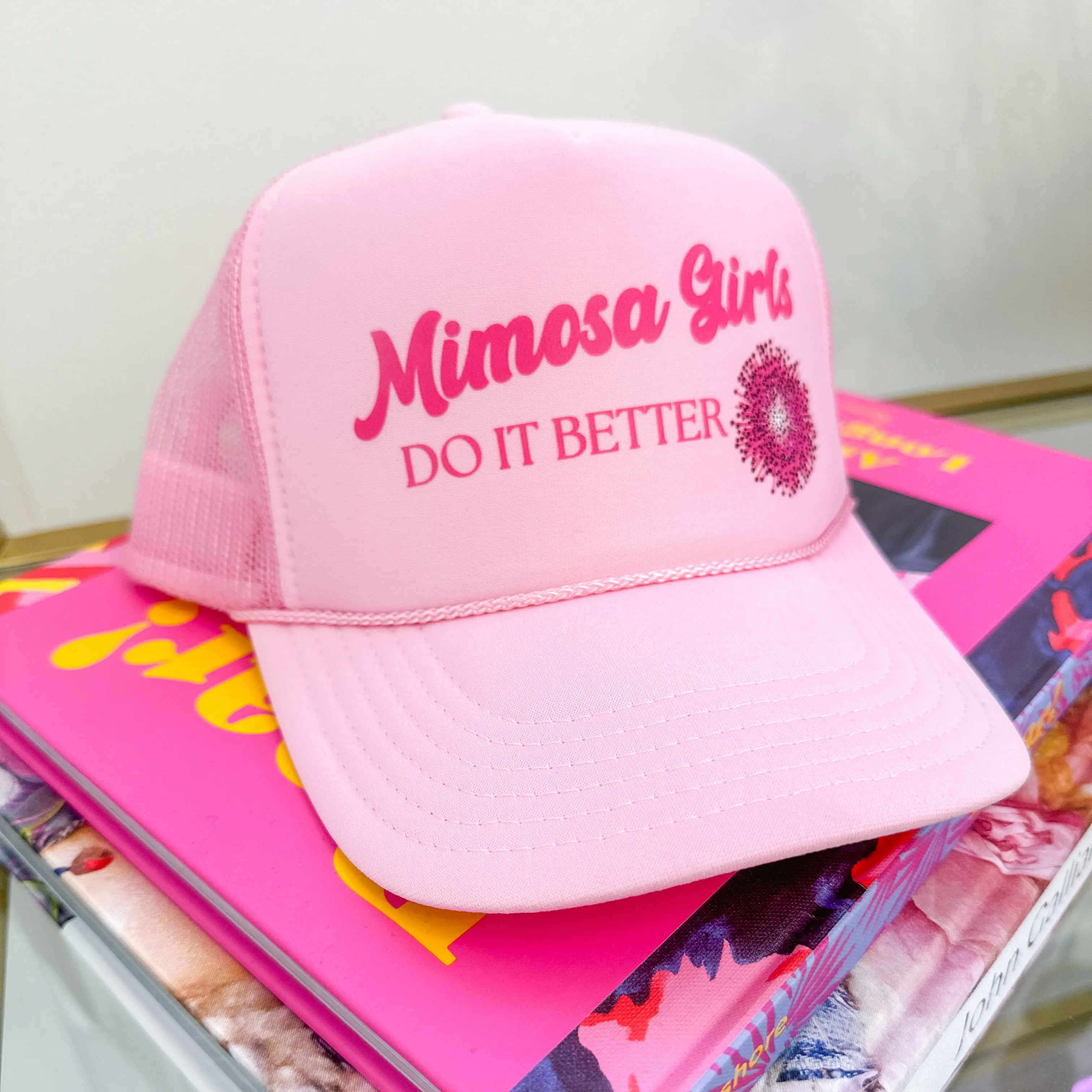 Mimosa Girls Vinyl Trucker Hat sold by Mimosa product image thumbnail 2