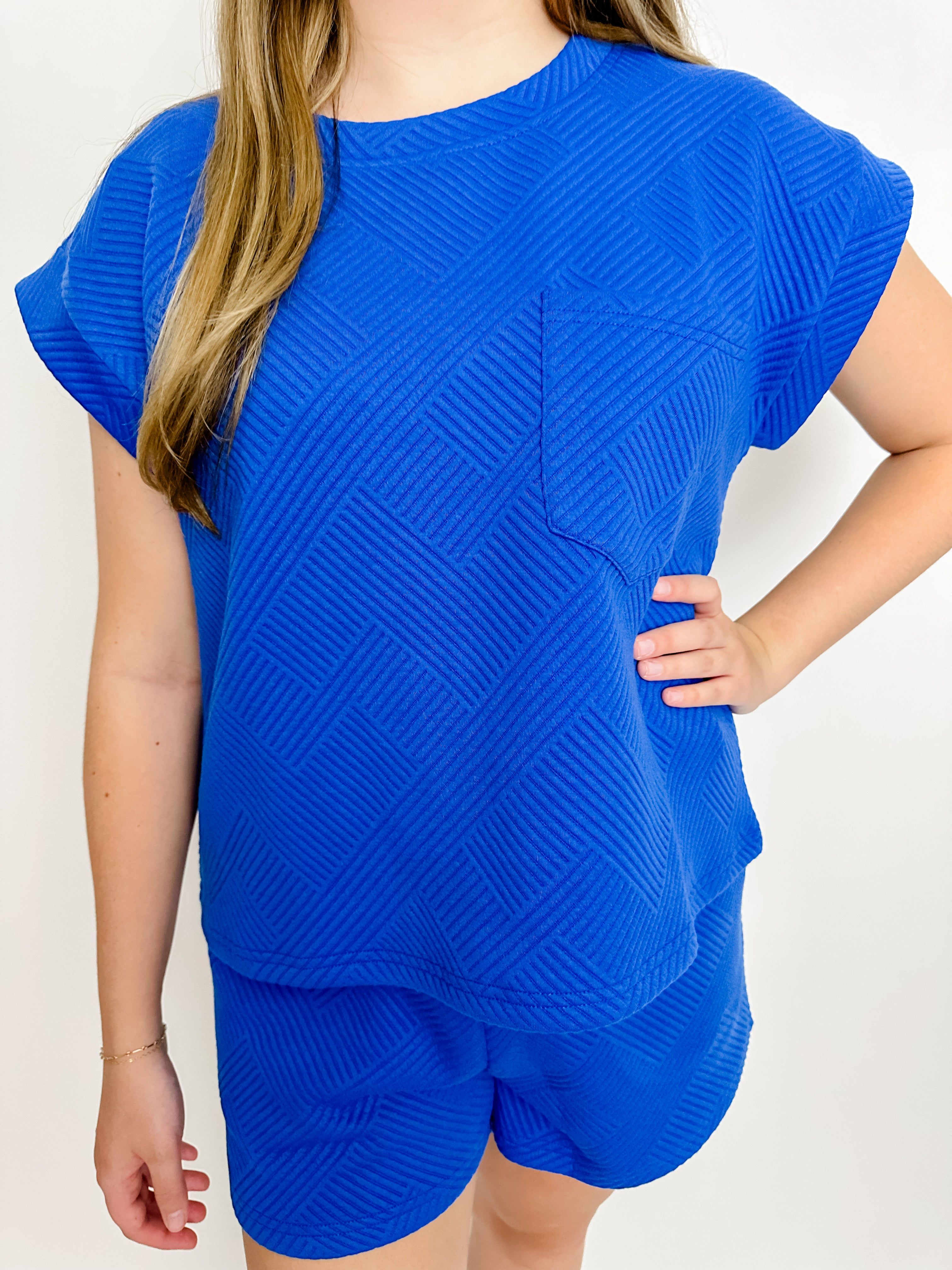 On The Go Textured Pocket Top sold by Mimosa product image thumbnail 3