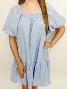 Daydreams Puff Sleeve Mini Dress sold by Mimosa