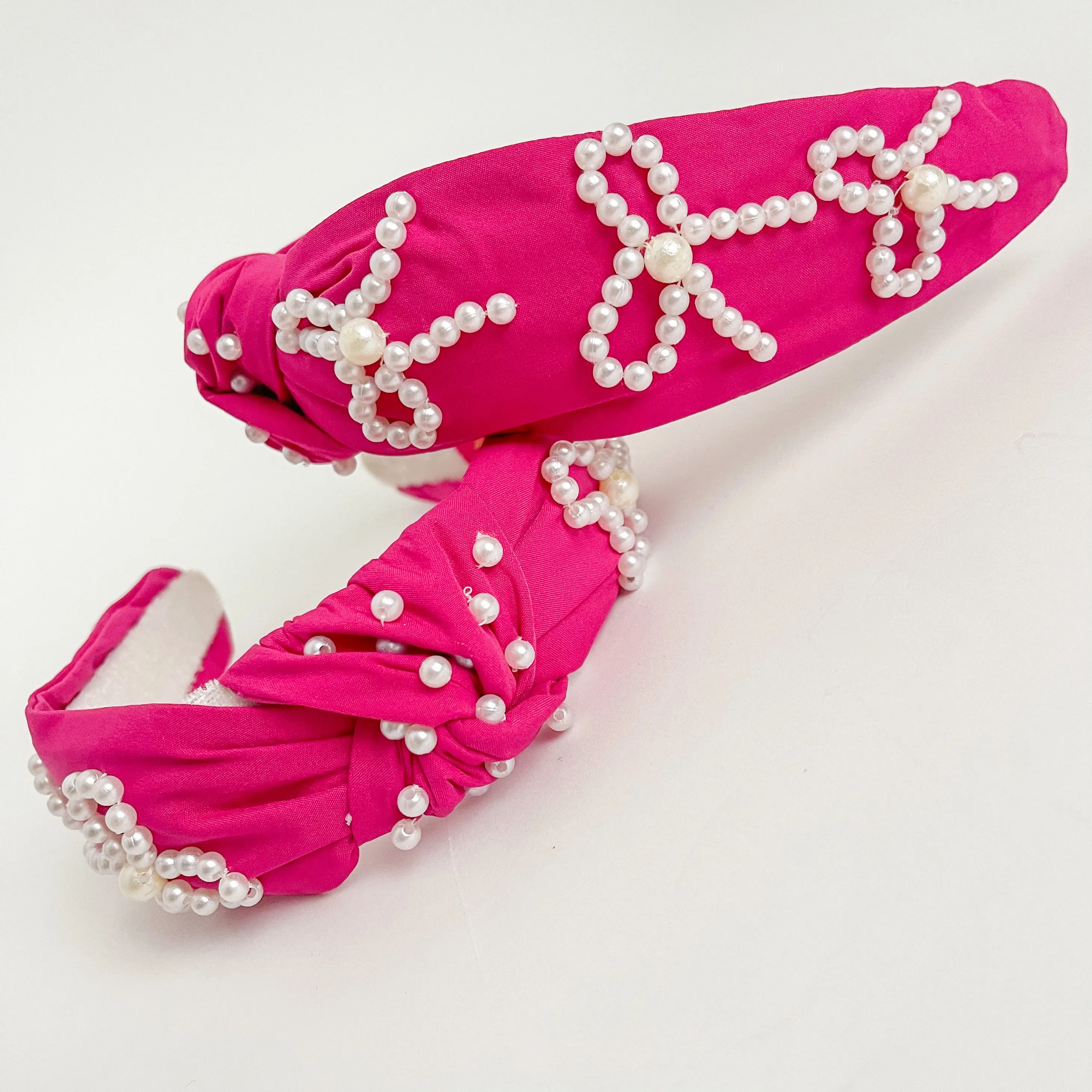 Pearl Bow Knot Headband sold by Mimosa product image thumbnail 2