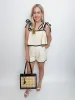 Amalie Linen Romper sold by Mimosa