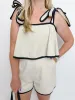 Amalie Linen Romper sold by Mimosa