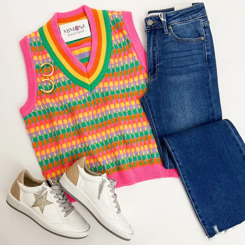 Brighter Days Ahead Sweater Vest No sold by Mimosa