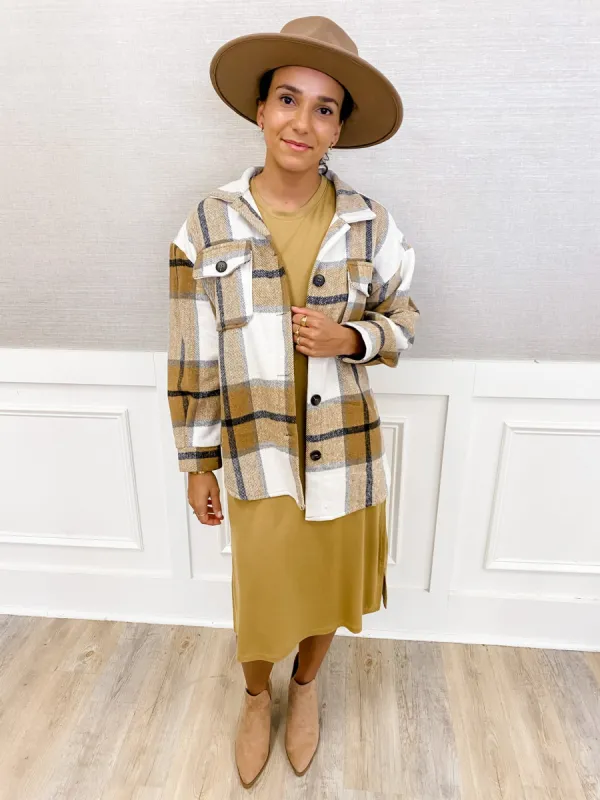 Knit Midi Tshirt Dress sold by Mimosa