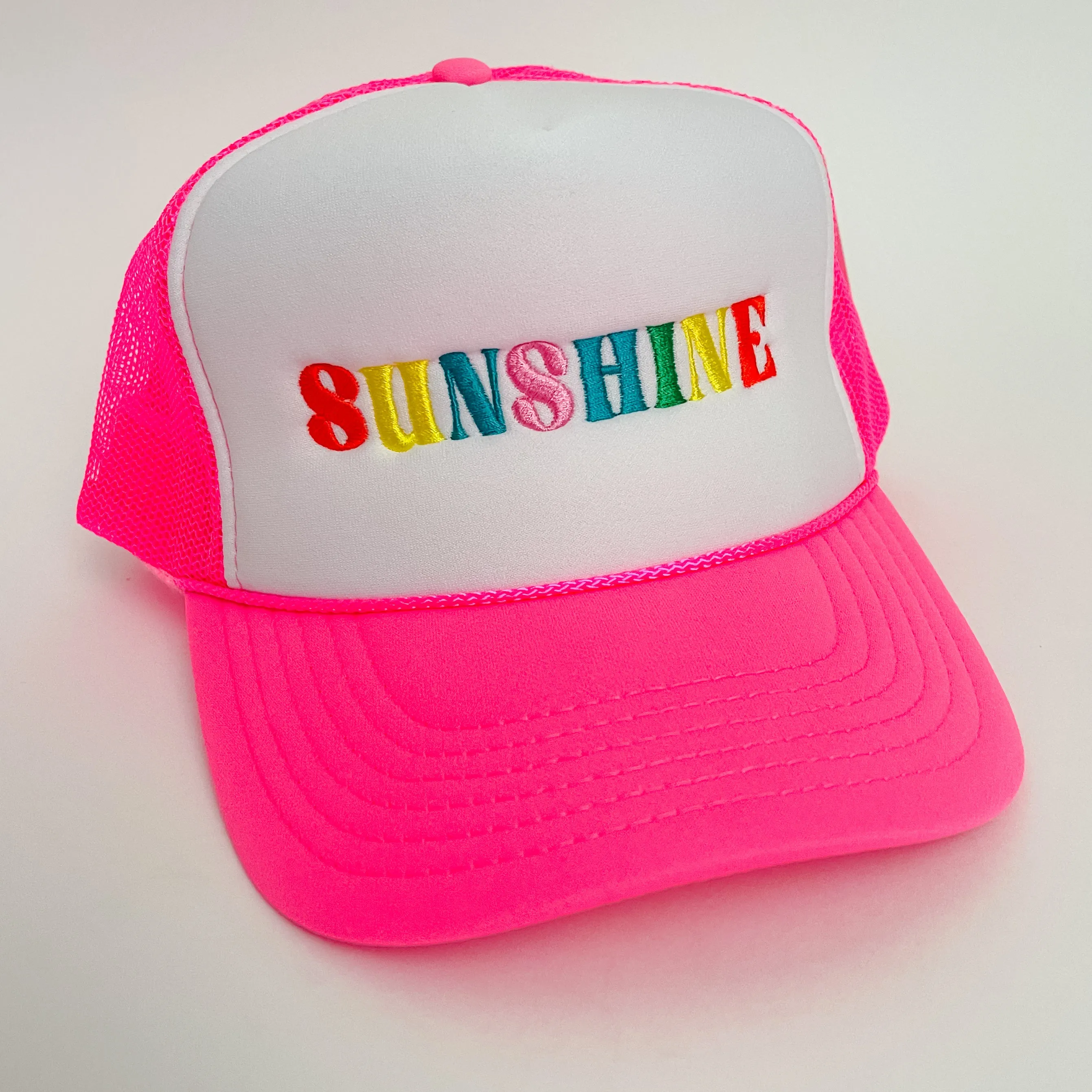 Sunshine Neon Foam Trucker Hat sold by Mimosa