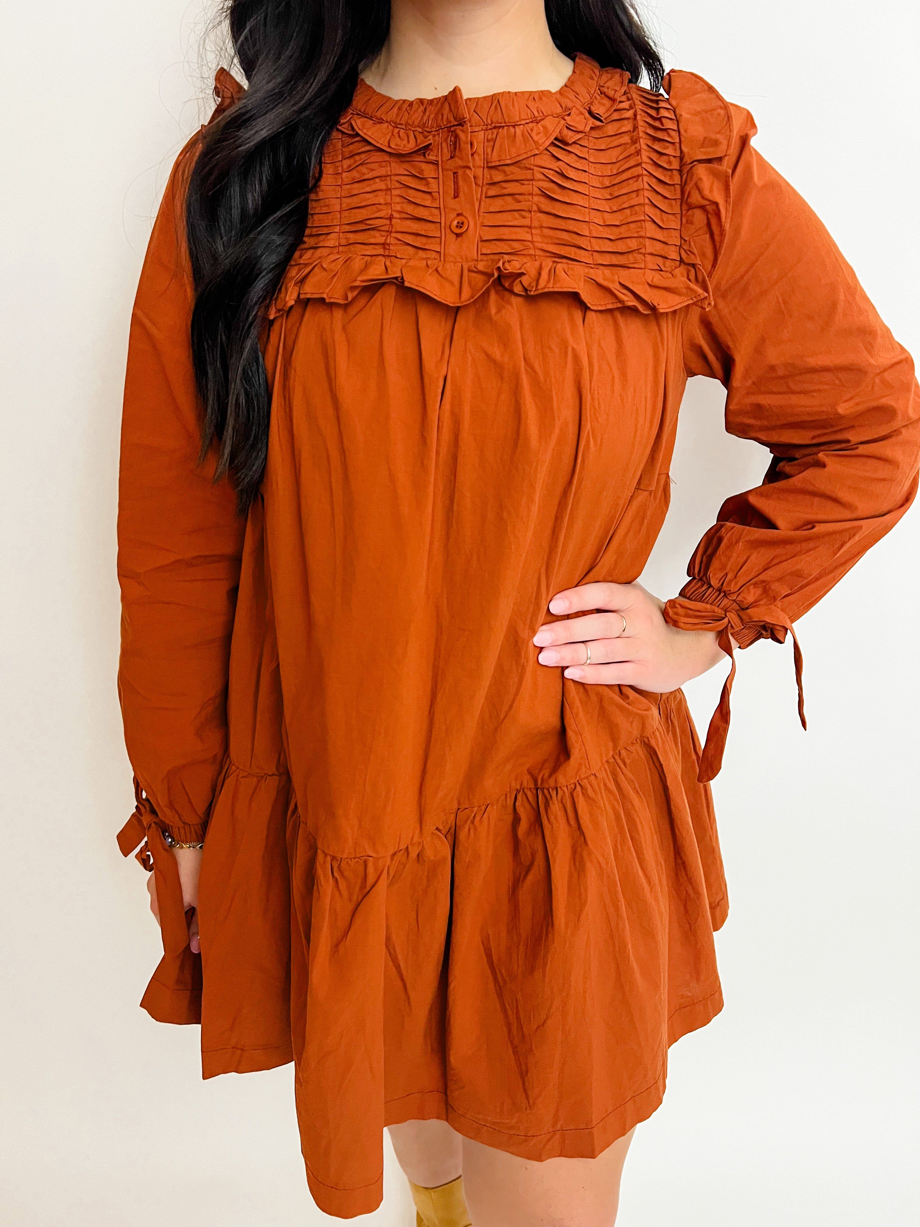 Autumn Spice LS Dress sold by Mimosa product image thumbnail 3