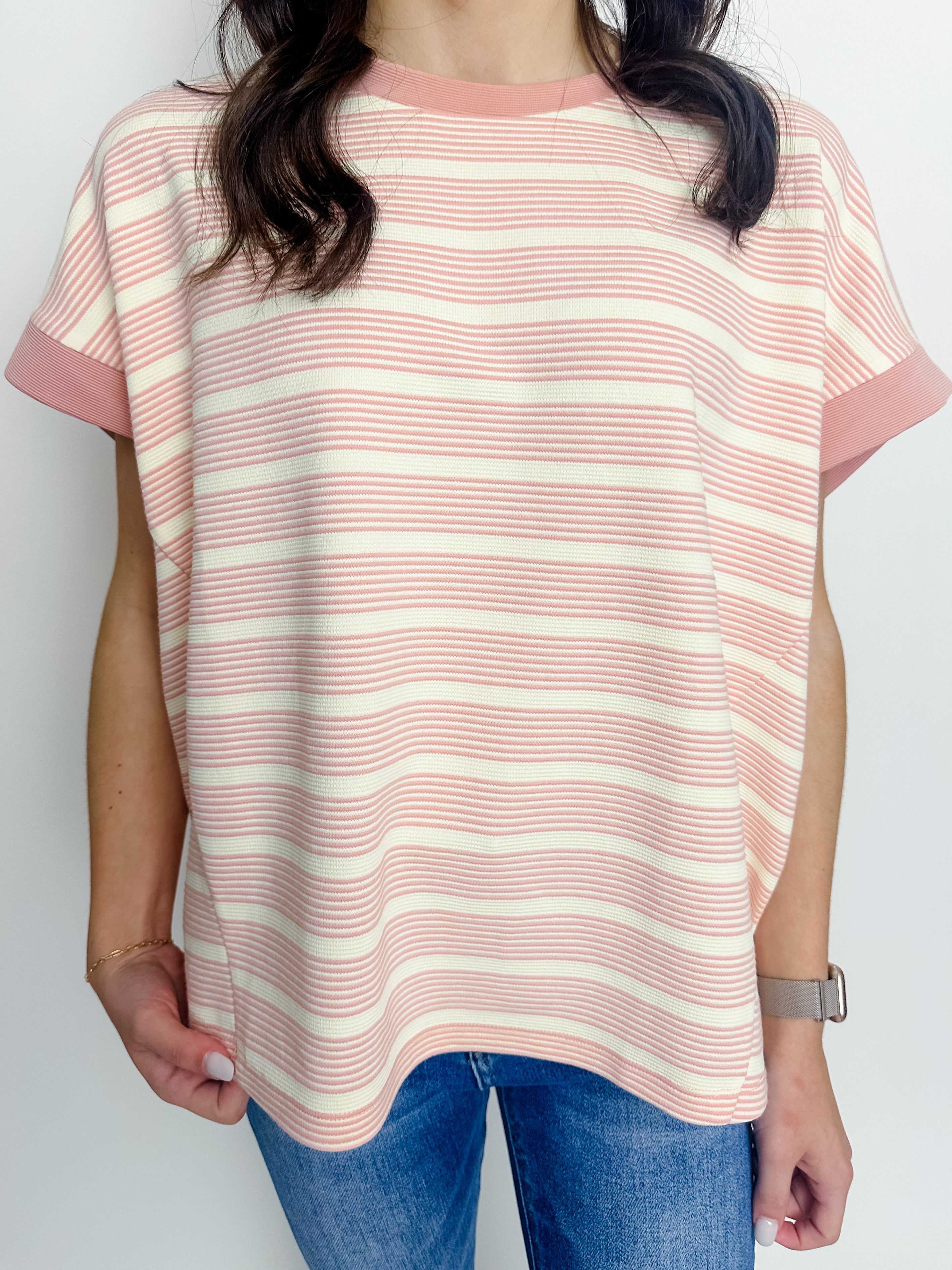 Sensible Striped Knit Top sold by Mimosa product image thumbnail 2