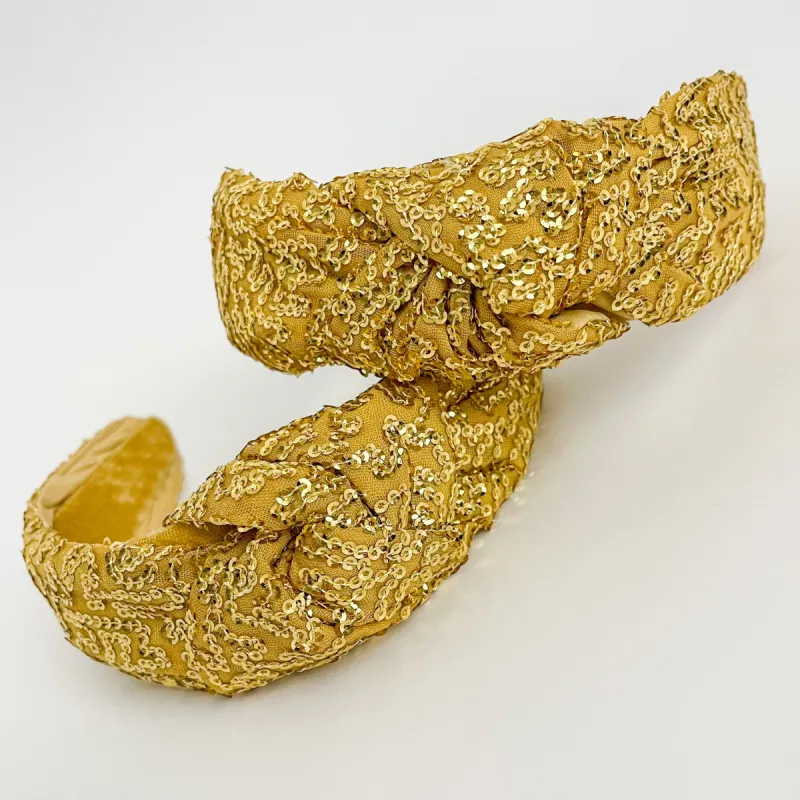 Sequin Swirl Headband sold by Mimosa