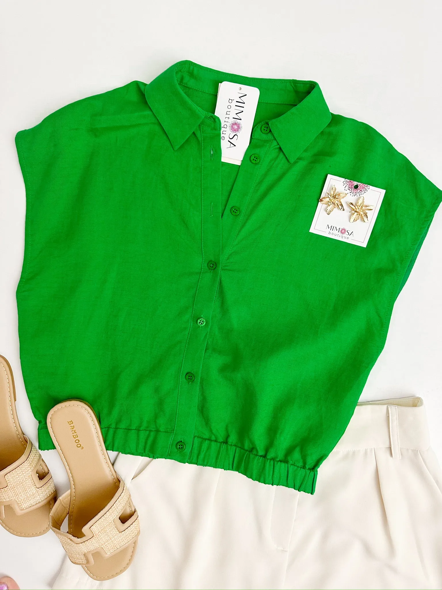 Elvan Button Up Blouse sold by Mimosa product image thumbnail 2