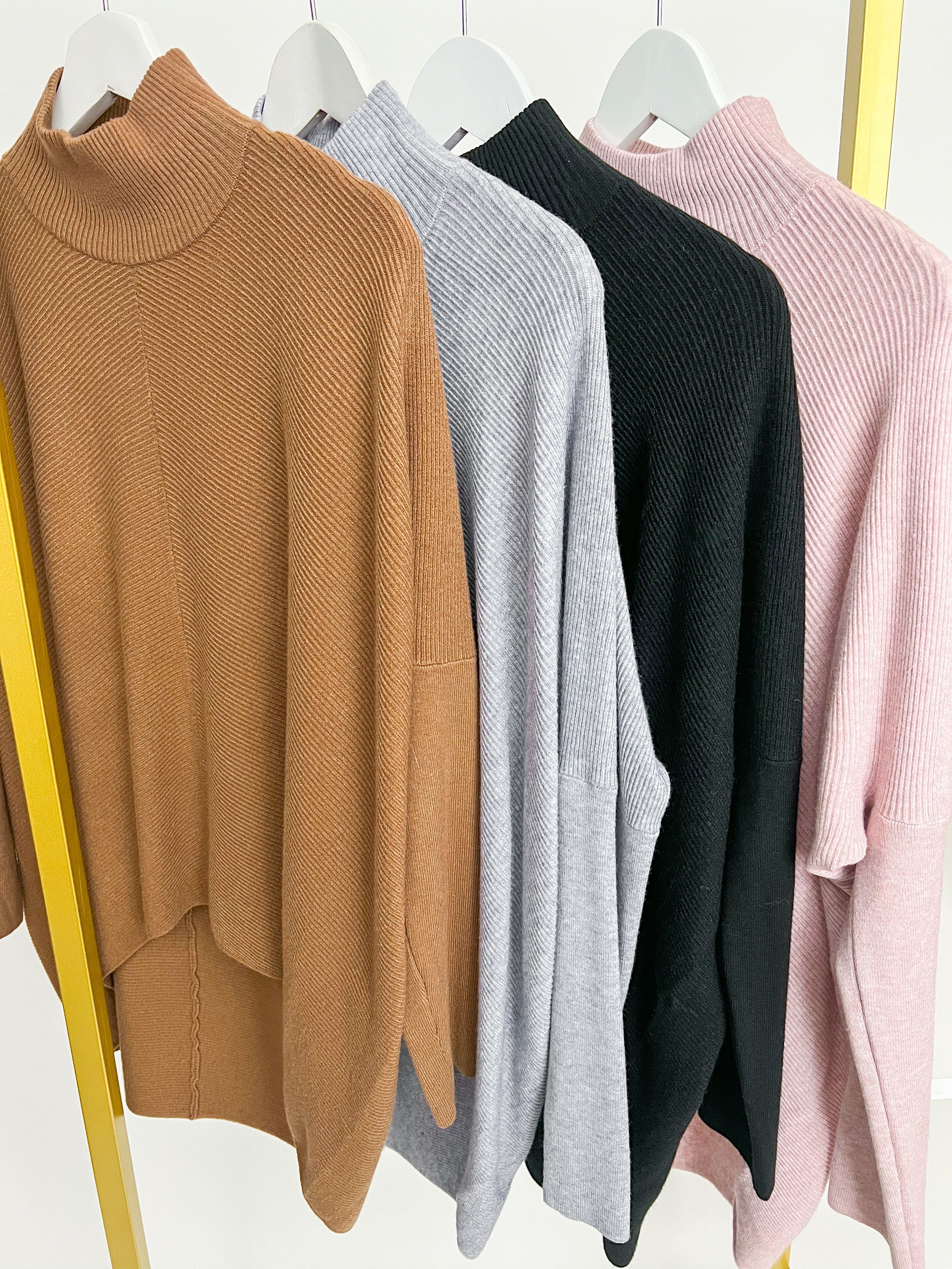 All Grown Up Ribbed Sweater sold by Mimosa