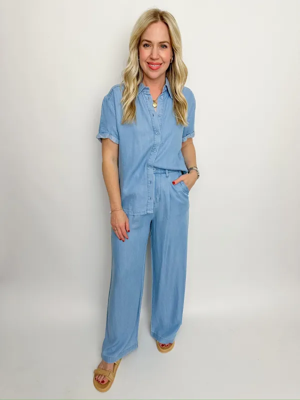 Soft Breeze Chambray Shirt sold by Mimosa