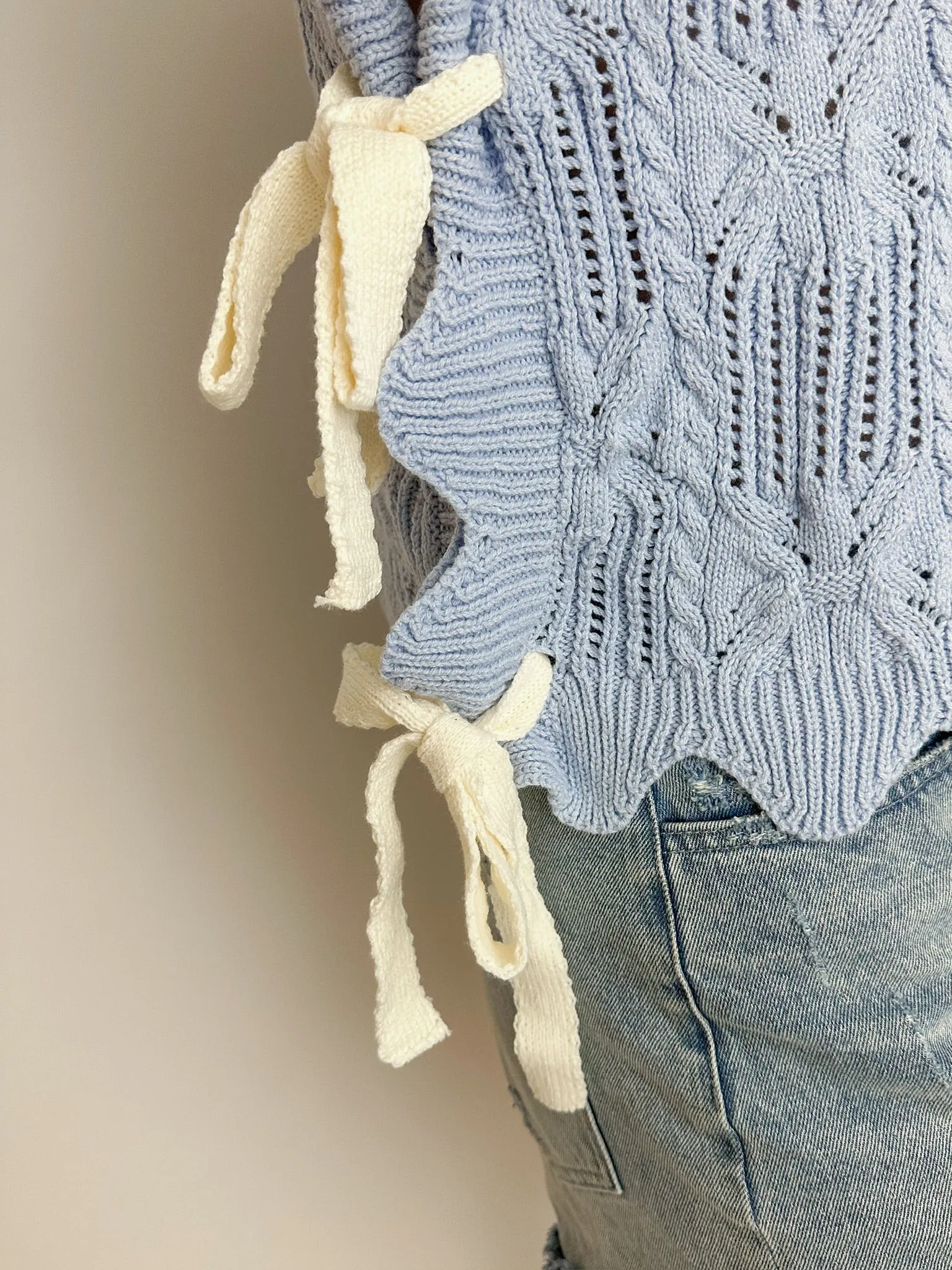 Delilah Tie Side Sweater sold by Mimosa product image thumbnail 4