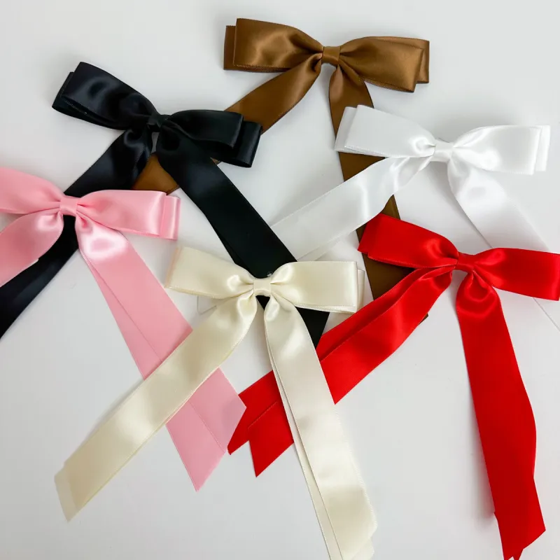 Anna Satin Hair Bow sold by Mimosa