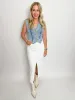 Rowdy Denim Fitted Vest sold by Mimosa