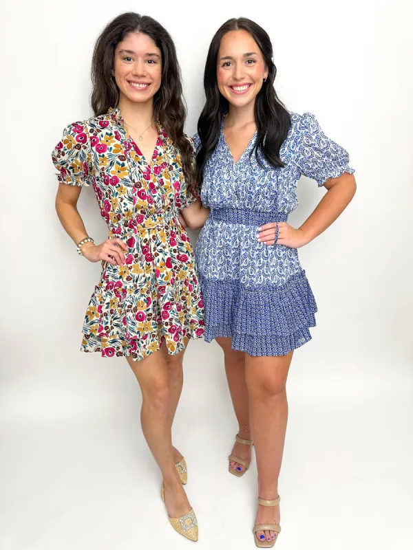 Gretta Mini Dress Twin Blue sold by Mimosa