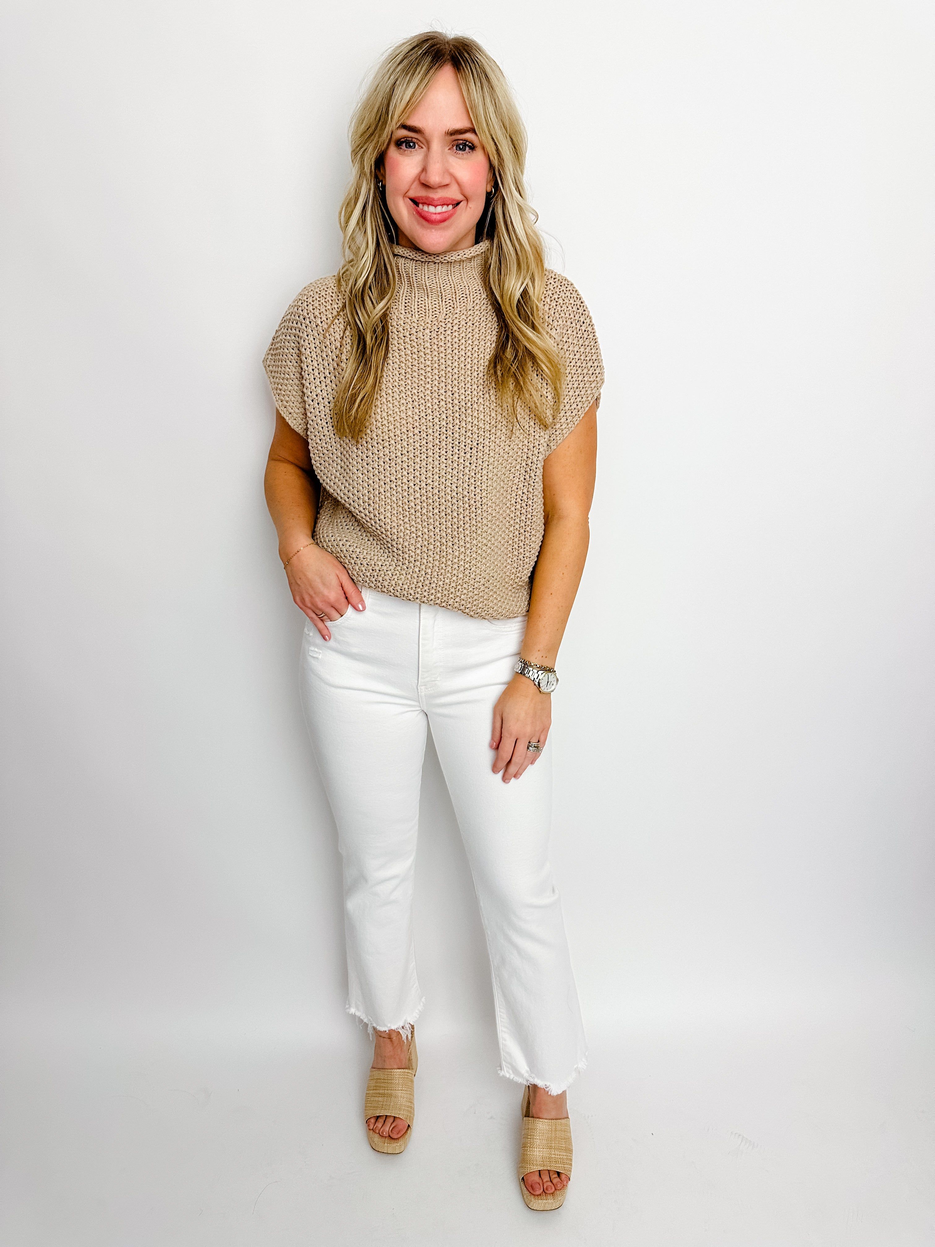 Dara Drop Shoulder Sweater Top sold by Mimosa product image thumbnail 3