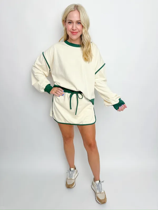 Brooks Tie Waist Skort sold by Mimosa