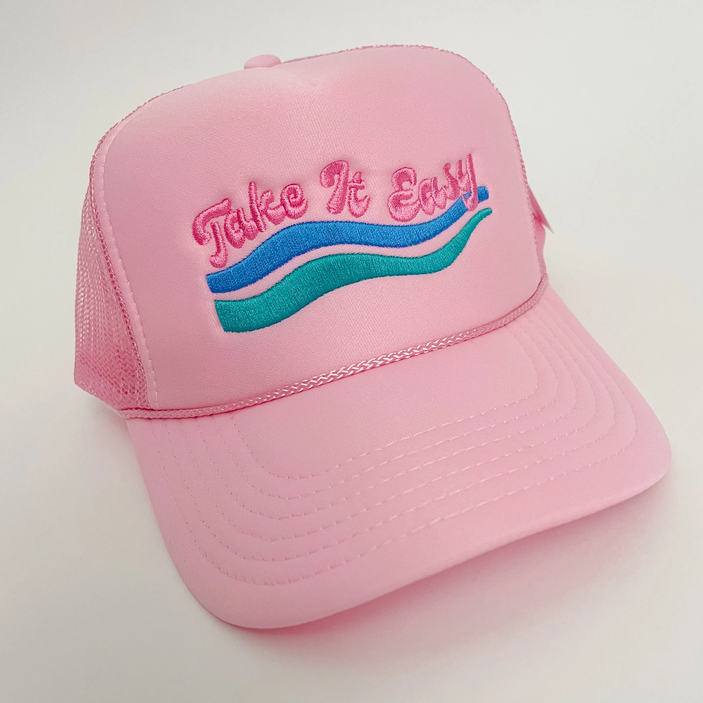 Take It Easy Foam Trucker Hat sold by Mimosa