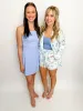 Christina Bow Back Linen Mini Dress sold by Mimosa