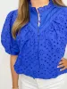 Eloise Eyelet Blouse sold by Mimosa