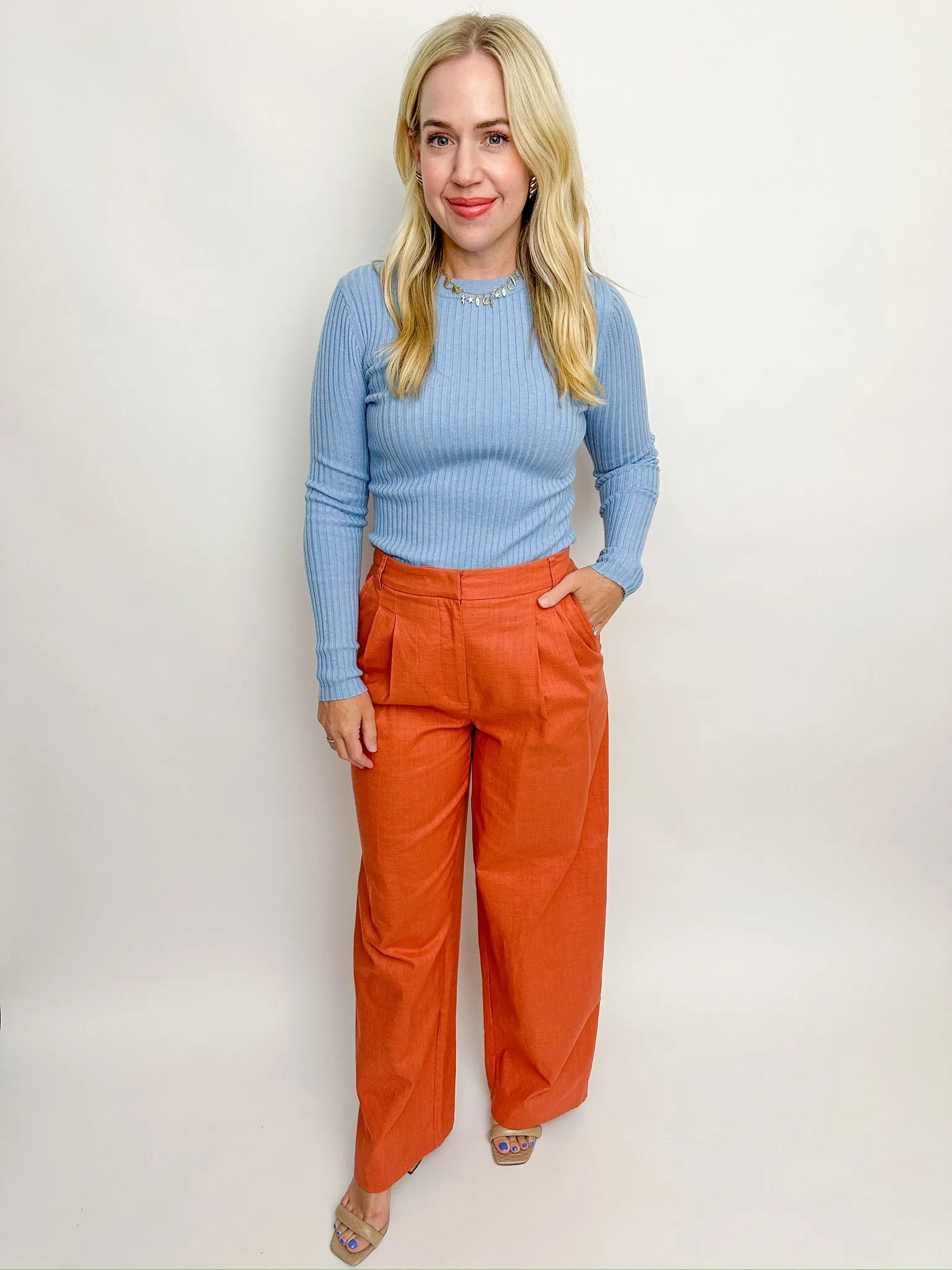 Joey Pleated Linen Pant sold by Mimosa product image thumbnail 2