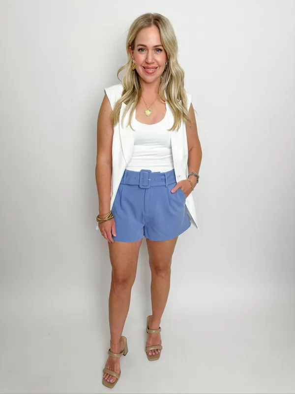 Belted Mini Short sold by Mimosa