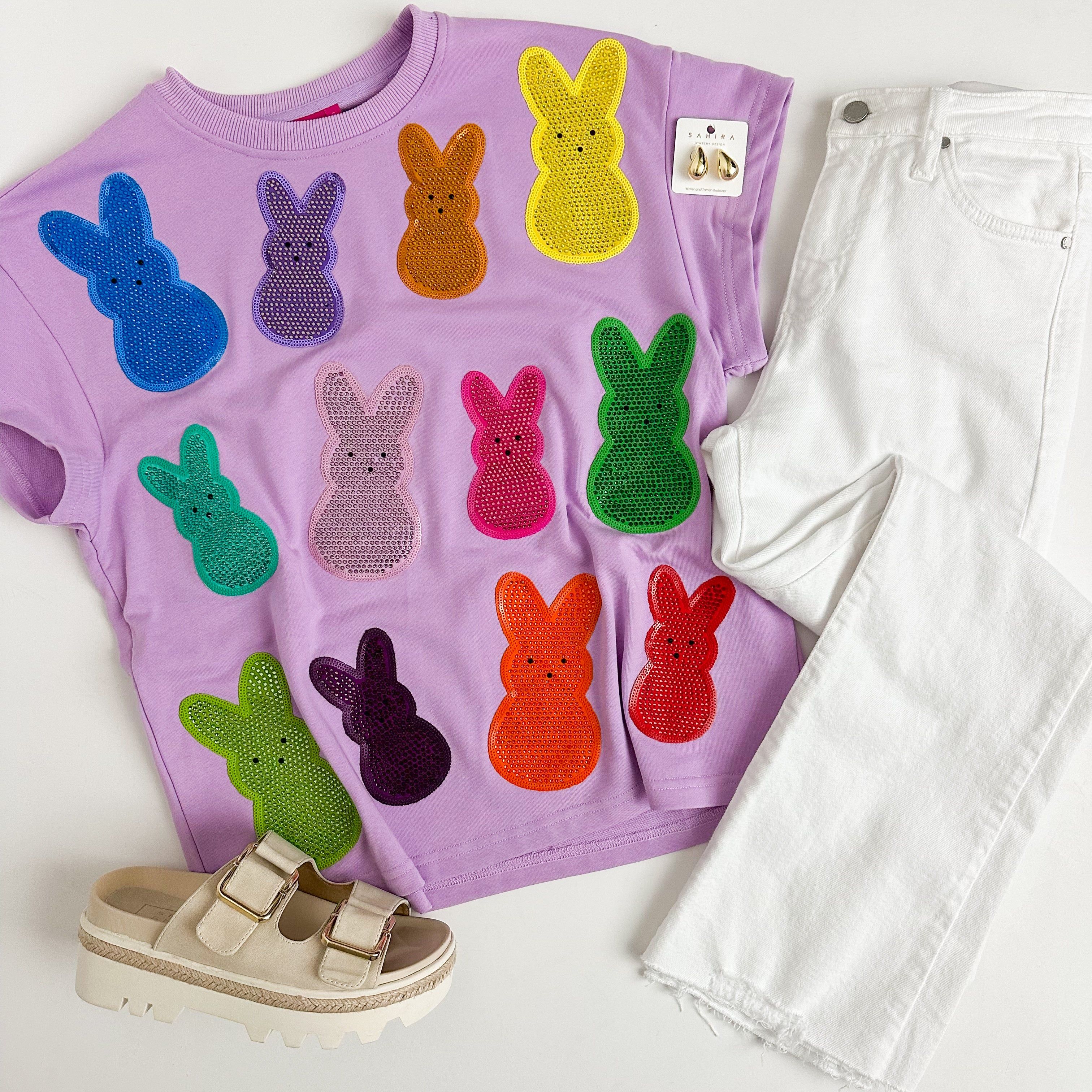Sequin Multi Peeps Top sold by Mimosa