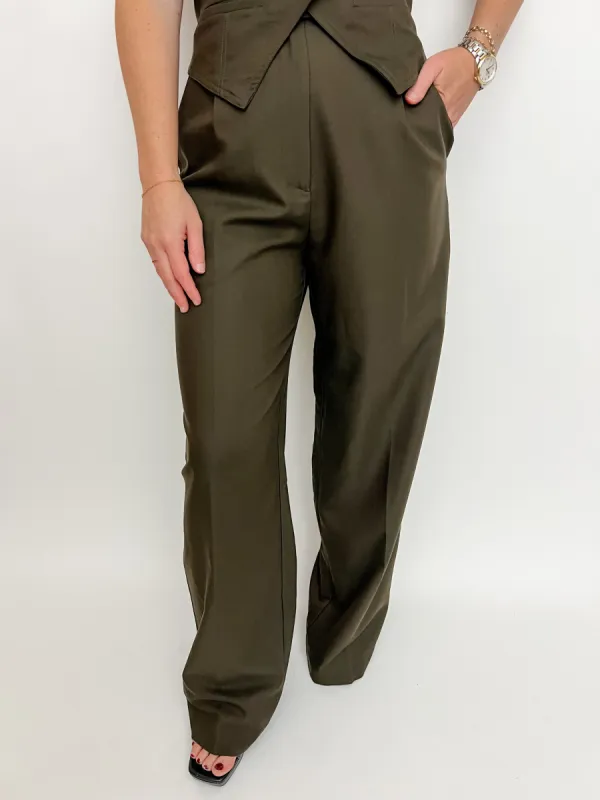 Frankie Wide Leg Trousers sold by Mimosa